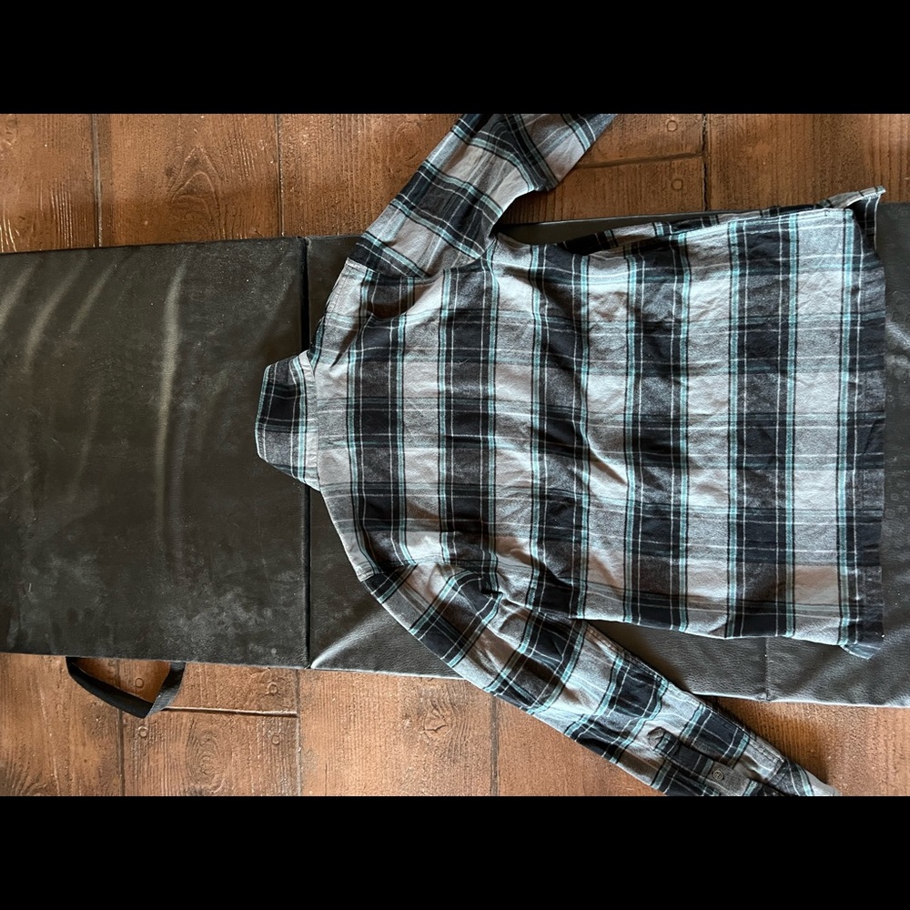 True religion half zip flannel